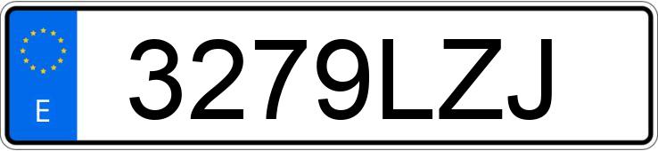 Numer rejestracyjny 3279LZJ posiada VOLKSWAGEN MULTIVAN
