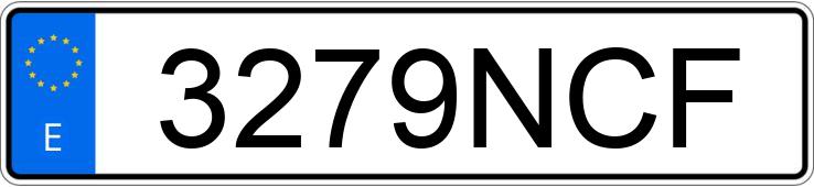 Numer rejestracyjny 3279NCF posiada SEAT ARONA