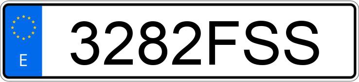 Numer rejestracyjny 3282FSS posiada VOLKSWAGEN TOURAN 1.9 TDI 105 EDITION