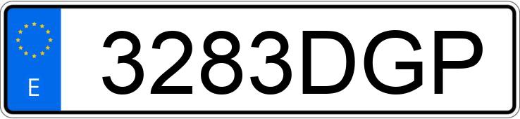 Numer rejestracyjny 3283DGP posiada SEAT CORDOBA Numer rejestracyjny 3283DGP posiada SEAT CORDOBA