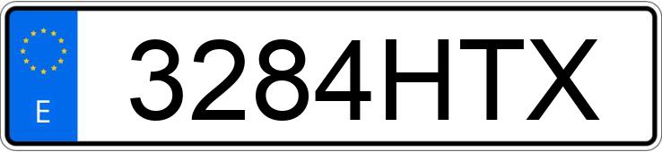 Il numero di registrazione 3284HTX ha CITROEN BERLINGO