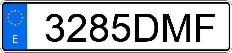 Numer rejestracyjny 3285DMF posiada CITROEN XSARA