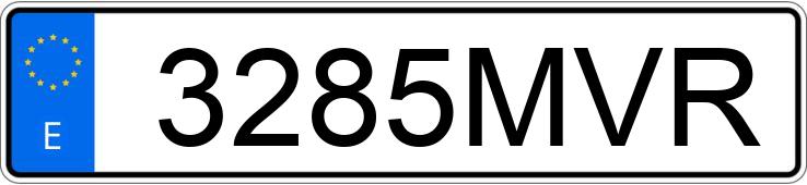 Numer rejestracyjny 3285MVR posiada FORD FOCUS