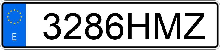 Numer rejestracyjny 3286HMZ posiada CITROEN C-ELYSEE