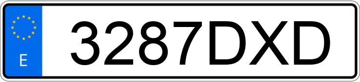 Numer rejestracyjny 3287DXD posiada SEAT LEON Numer rejestracyjny 3287DXD posiada SEAT LEON