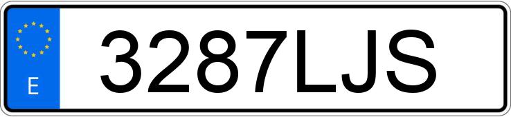 Numer rejestracyjny 3287LJS posiada LAND ROVER RANGE ROVER SPORT 3.0 TD V6 S