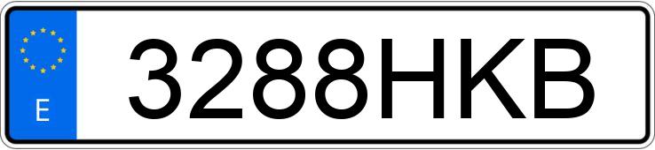 Numer rejestracyjny 3288HKB posiada CITROEN BERLINGO