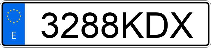 Numer rejestracyjny 3288KDX posiada CITROEN C4