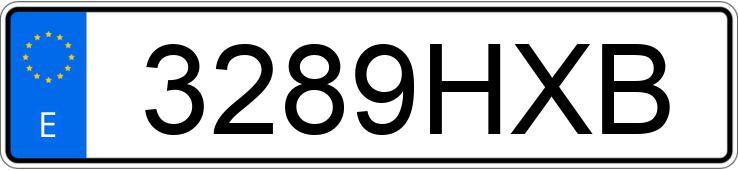 Numer rejestracyjny 3289HXB posiada VOLKSWAGEN TIGUAN