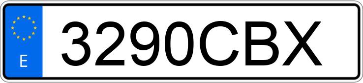 Numer rejestracyjny 3290CBX posiada SKODA OCTAVIA