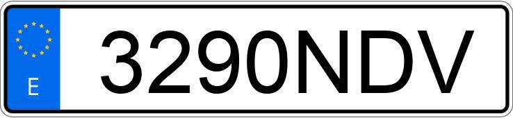 Numer rejestracyjny 3290NDV posiada LAND ROVER DEFENDER