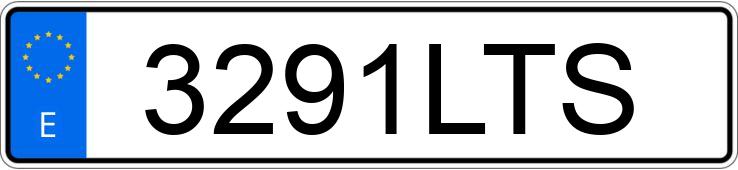 Numer rejestracyjny 3291LTS posiada VOLKSWAGEN GOLF