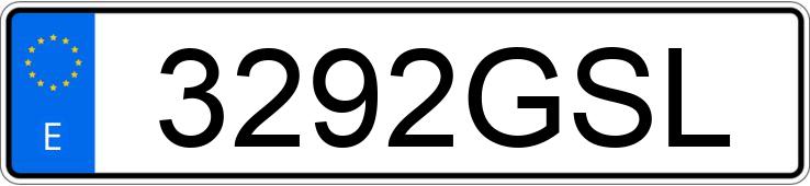 Numer rejestracyjny 3292GSL posiada VOLKSWAGEN PASSAT