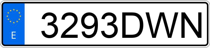 Numer rejestracyjny 3293DWN posiada PIAGGIO X8