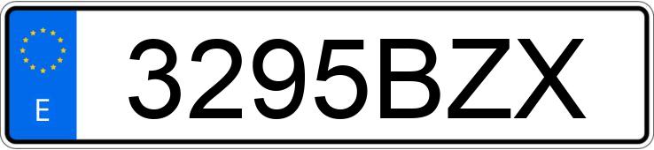 Numer rejestracyjny 3295BZX posiada SEAT CORDOBA