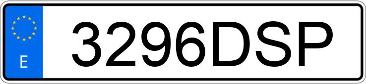 Numer rejestracyjny 3296DSP posiada CITROEN C4