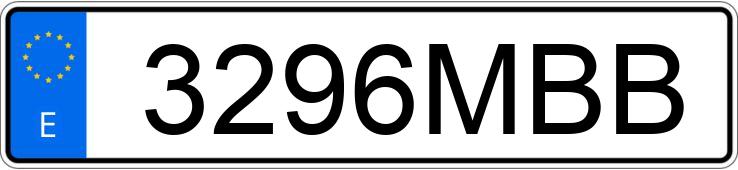 Numer rejestracyjny 3296MBB posiada MERCEDES GLE (167)