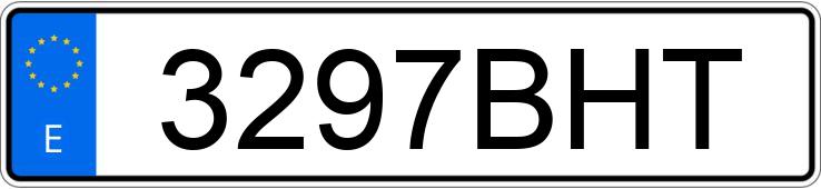 Numer rejestracyjny 3297BHT posiada BMW SERIE 3