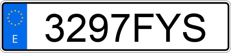 Numer rejestracyjny 3297FYS posiada AUDI A4
