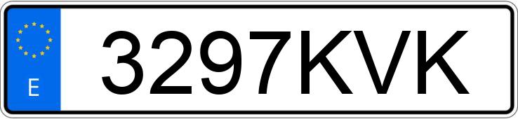 Numer rejestracyjny 3297KVK posiada FERRARI 812