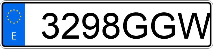 Numer rejestracyjny 3298GGW posiada CITROEN C4