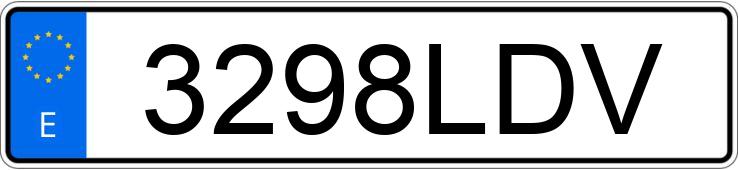 Numer rejestracyjny 3298LDV posiada AUDI RS3 SPORTBACK