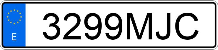 Numer rejestracyjny 3299MJC posiada MERCEDES EQB (243)