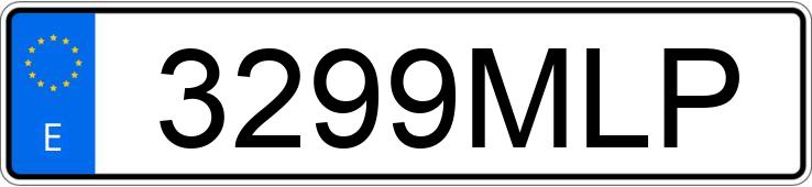 Numer rejestracyjny 3299MLP posiada KIA STONIC