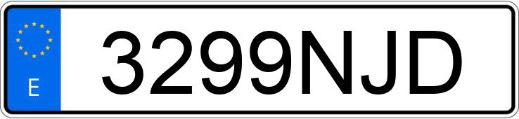 Numer rejestracyjny 3299NJD posiada BYD SEAL U