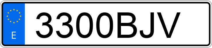 Numer rejestracyjny 3300BJV posiada PEUGEOT 306 Numer rejestracyjny 3300BJV posiada PEUGEOT 306