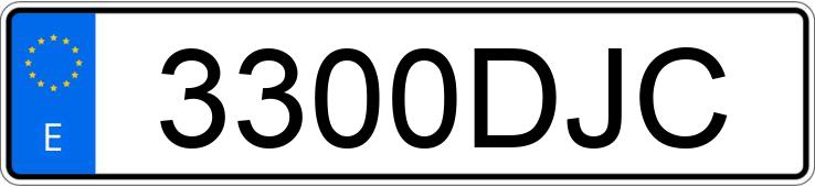 Numer rejestracyjny 3300DJC posiada BMW SERIE 3 Numer rejestracyjny 3300DJC posiada BMW SERIE 3