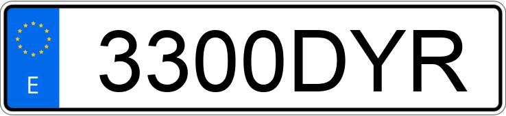 Numer rejestracyjny 3300DYR posiada FORD FOCUS C-MAX