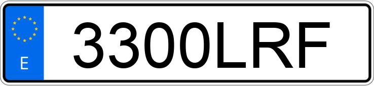 Numer rejestracyjny 3300LRF posiada OPEL CORSA