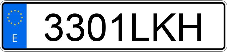 Numer rejestracyjny 3301LKH posiada VOLKSWAGEN GOLF Numer rejestracyjny 3301LKH posiada VOLKSWAGEN GOLF