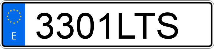 Numer rejestracyjny 3301LTS posiada MERCEDES V (638-639-447)