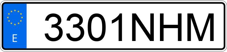 Numer rejestracyjny 3301NHM posiada SEAT IBIZA Numer rejestracyjny 3301NHM posiada SEAT IBIZA