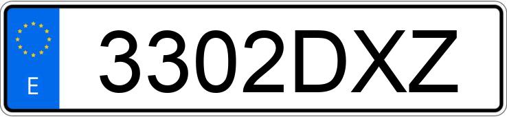 Numer rejestracyjny 3302DXZ posiada PEUGEOT 206 XT 1.4 AUTO