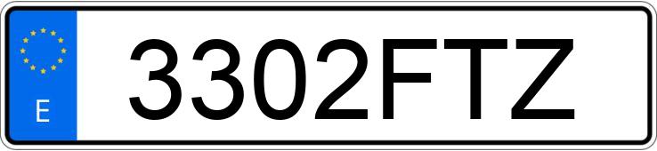 Numer rejestracyjny 3302FTZ posiada VOLKSWAGEN GOLF PLUS Numer rejestracyjny 3302FTZ posiada VOLKSWAGEN GOLF PLUS