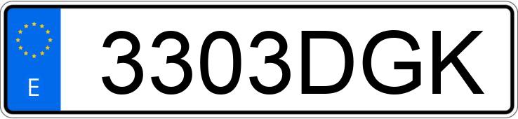 Numer rejestracyjny 3303DGK posiada MERCEDES SLK (170-171) Numer rejestracyjny 3303DGK posiada MERCEDES SLK (170-171)