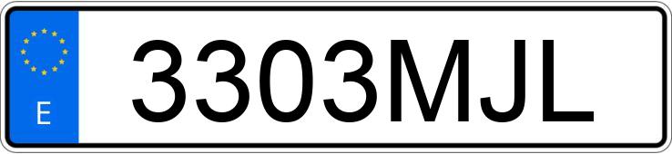 Numer rejestracyjny 3303MJL posiada JEEP CHEROKEE