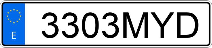 Numer rejestracyjny 3303MYD posiada MERCEDES CITAN Numer rejestracyjny 3303MYD posiada MERCEDES CITAN