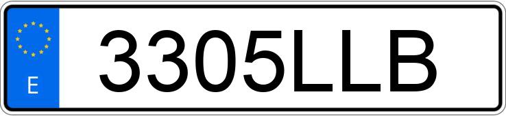 Numer rejestracyjny 3305LLB posiada VOLKSWAGEN TIGUAN