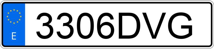 Numer rejestracyjny 3306DVG posiada SEAT LEON