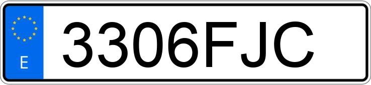 Numer rejestracyjny 3306FJC posiada HYUNDAI GETZ