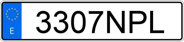 Numer rejestracyjny 3307NPL posiada BMW X3