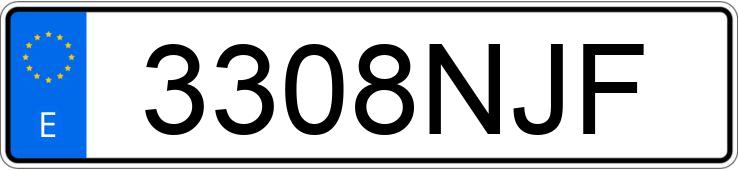 Numer rejestracyjny 3308NJF posiada DS DS4 Numer rejestracyjny 3308NJF posiada DS DS4