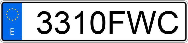 Numer rejestracyjny 3310FWC posiada BMW SERIE 1 Numer rejestracyjny 3310FWC posiada BMW SERIE 1