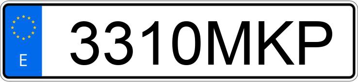 Numer rejestracyjny 3310MKP posiada BMW SERIE 2