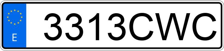 Numer rejestracyjny 3313CWC posiada CITROEN XSARA Numer rejestracyjny 3313CWC posiada CITROEN XSARA