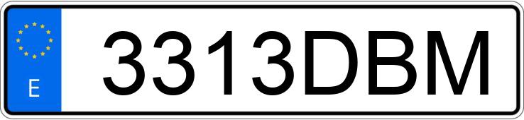 Numer rejestracyjny 3313DBM posiada SEAT LEON Numer rejestracyjny 3313DBM posiada SEAT LEON